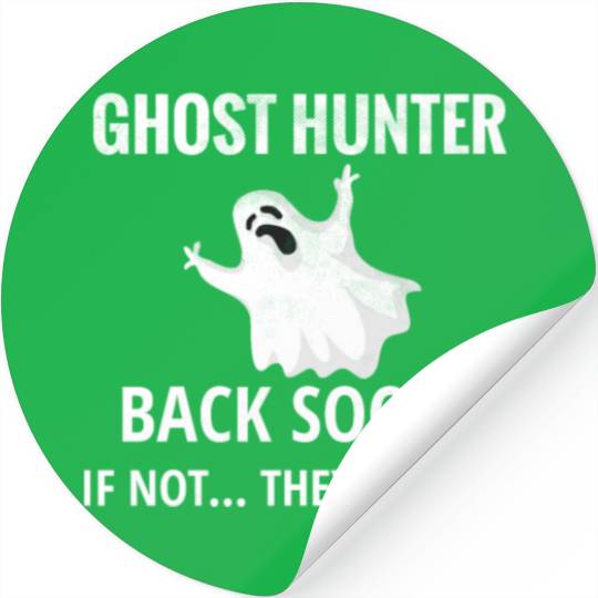 Ghost Hunting Paranormal Investigator Ghost Hunter Stickers