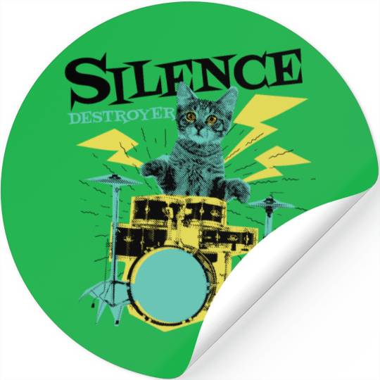 Drummer gift funny drummer outfit Stickers