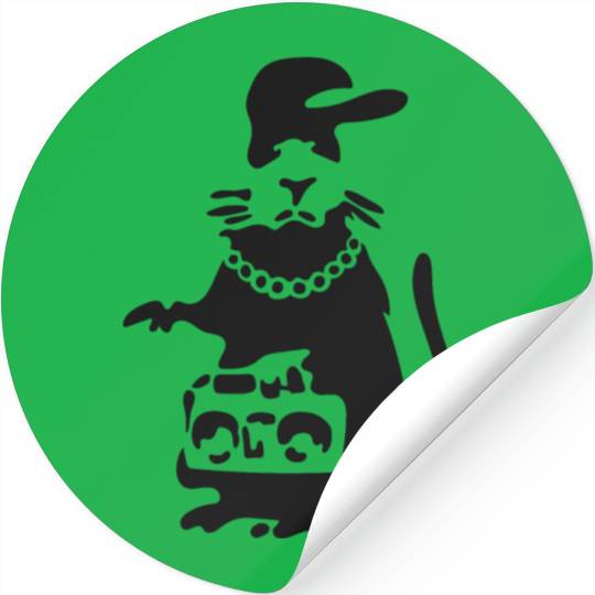 Gangsta Rat - Banksy Graffiti Stickers