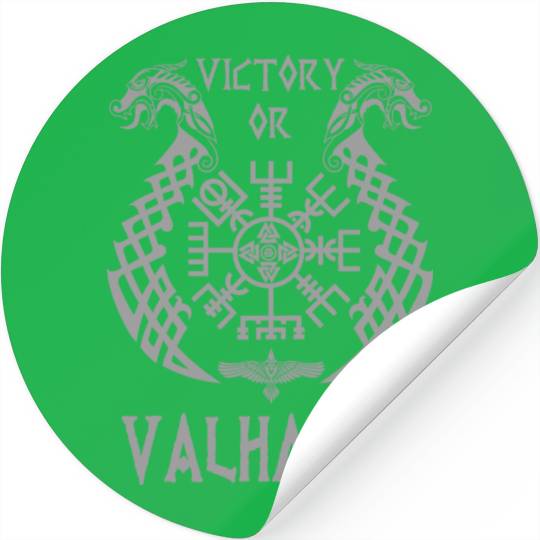 Victory or Valhalla band Stickers