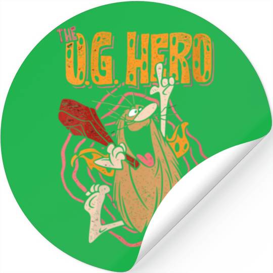 Captain Caveman Og Hero Gift Stickers