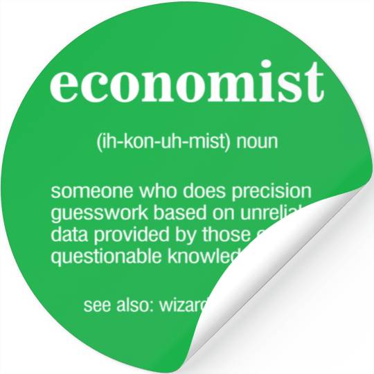 Economists Economics Gift Stickers