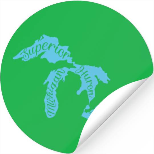 Great Lakes Michigan Detroit Michigan Great Lake Stickers