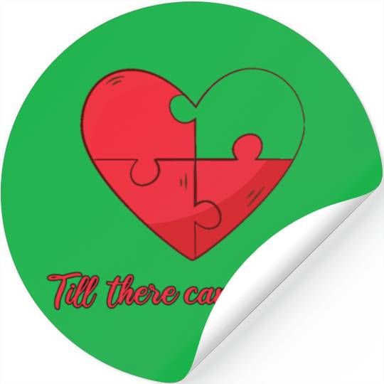 Till there came you Heart Love Engagement Stickers