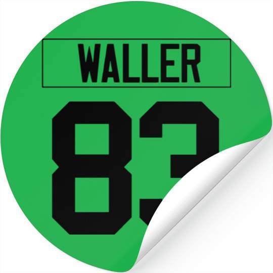 Just Waller 83 Raiders Stickers