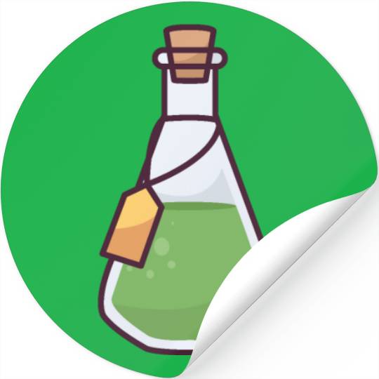 Chemistry Flask Stickers