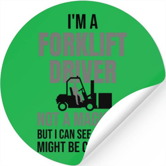 Forklift Driver Gift | Forklift Operator Warehouse Stickers