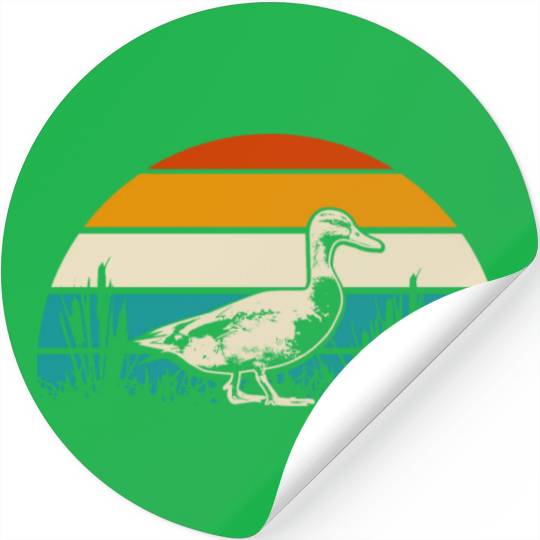 Duck hunting animal welfare gift idea Stickers