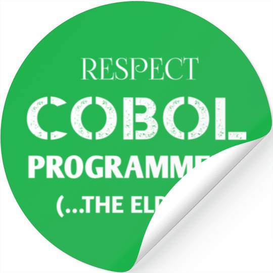 COBOL Developer gift for her him Stickers