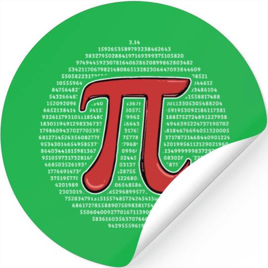Pi Day Pi Math Stickers