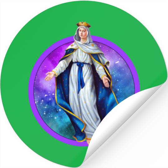 Mary Our Lady of Perpetual Help Mother of God Stickers