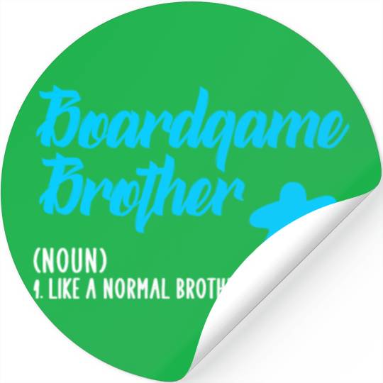 boardgame brother Stickers