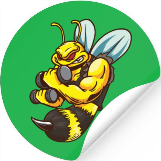 Animal Bee Strong Stickers