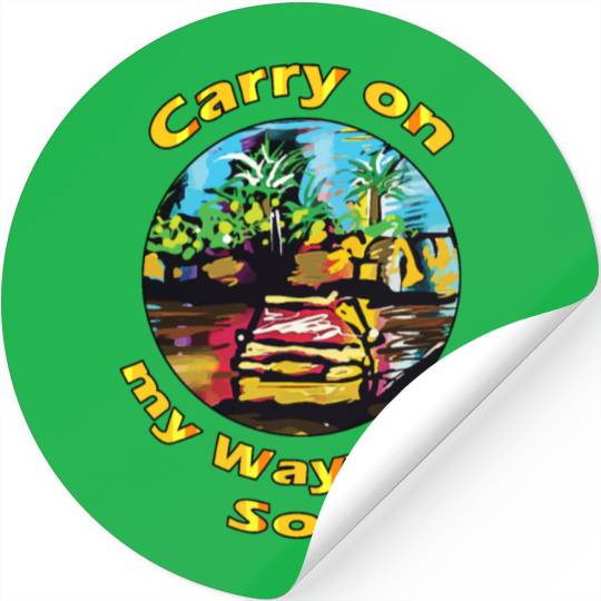 Embrace the Journey: Carry On My Wayward Son T-shi Stickers