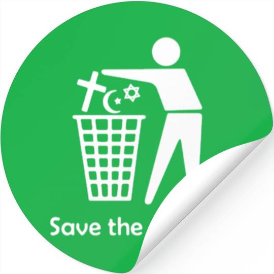 Save The Planet funny Stickers