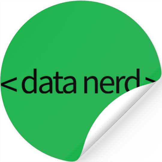 Data nerd informatics gift Stickers