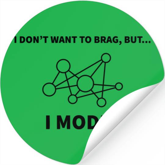 Model data science informatics gift Stickers