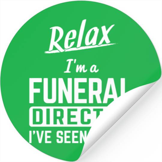 Funeral Director Director Stickers