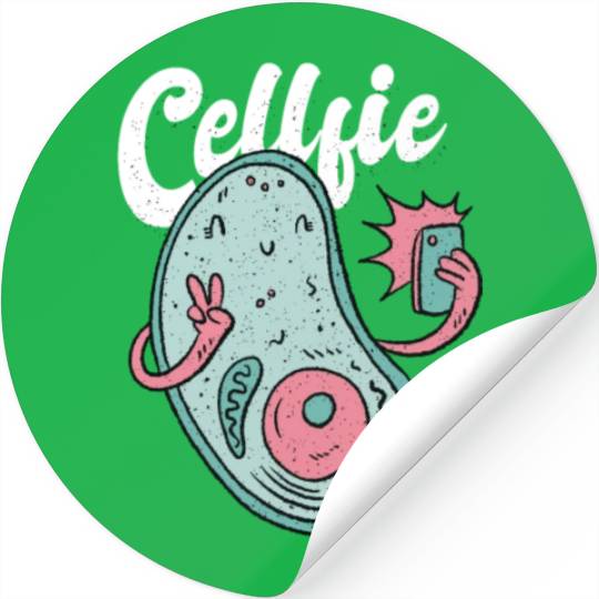 Cell That A Cellfie Makes For Biology Teachers Stickers