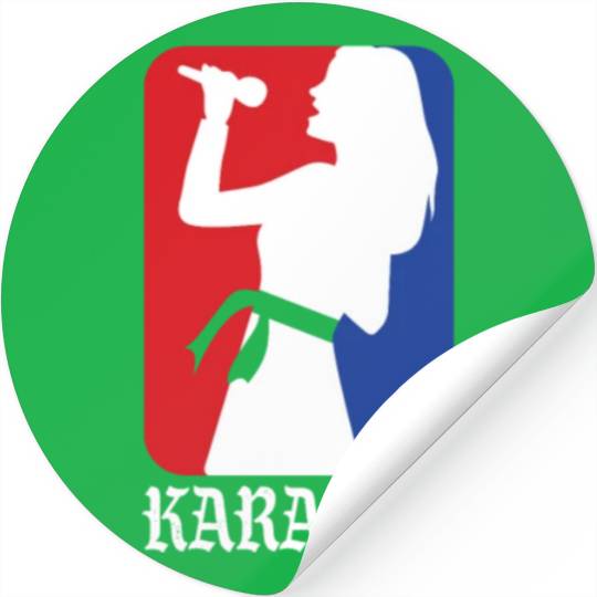 Karaoke Girl Singing Music Microphone Song Gift Stickers