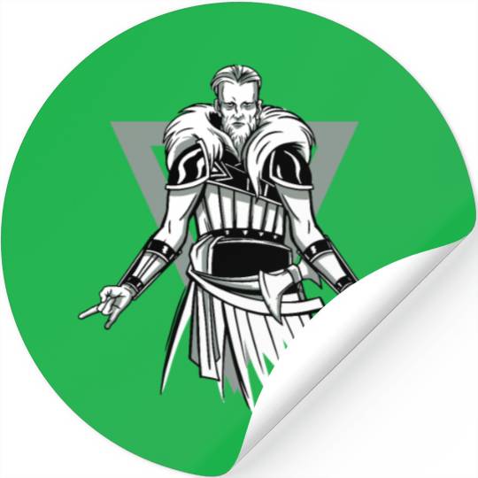 Viking Viking Head Odin Thor Axe Ragnar Fighter Stickers