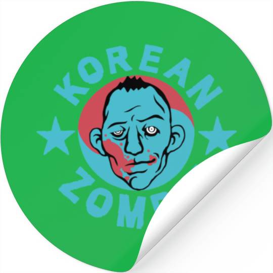 korean zombie Stickers