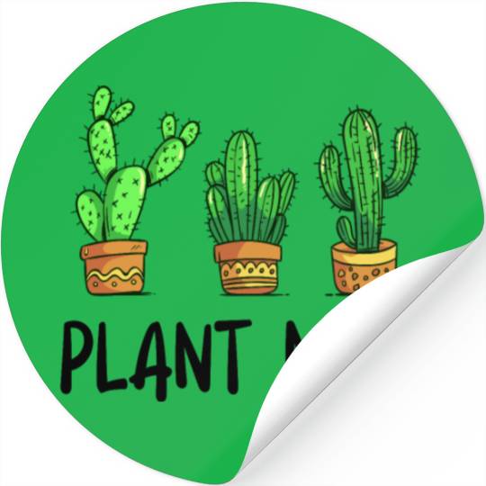 Plant Mom Funny Cactus Succulent Stickers