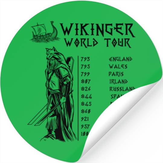 Discover Cult viking men Stickers world tour