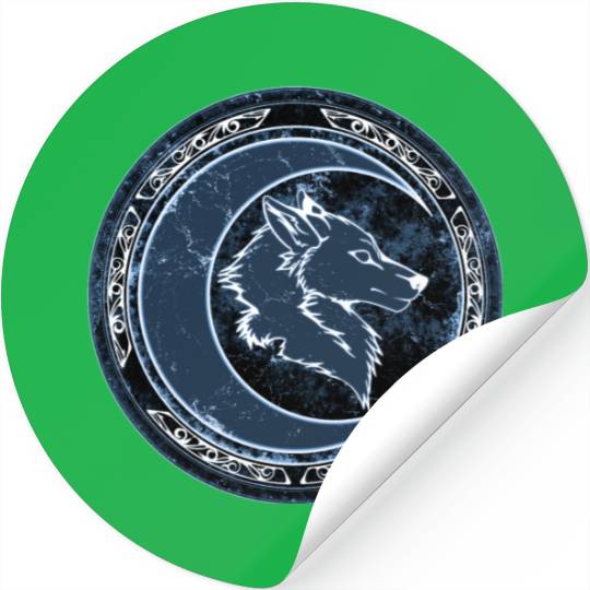 Wolf Moon Stickers