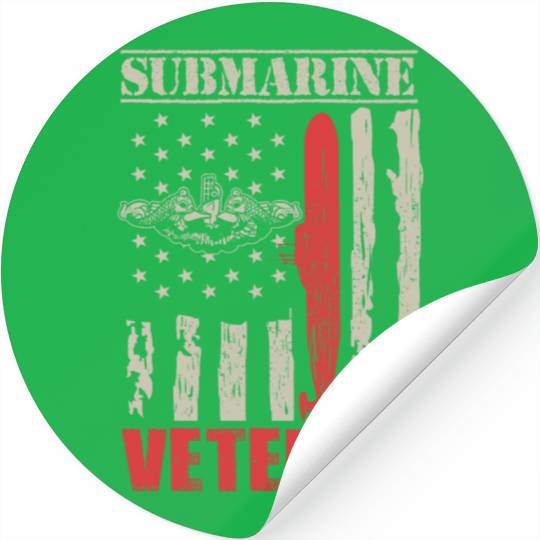 US Military Submarine Gift For A Veteran Stickers