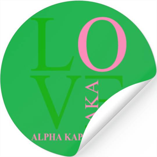 Aka Stickers Love Sorority Gift Alpha Kappa Aka Parap