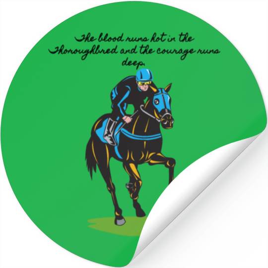horse racing Stickers