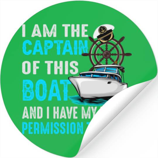 Boat boating sailing ship sea lake sailboat Stickers