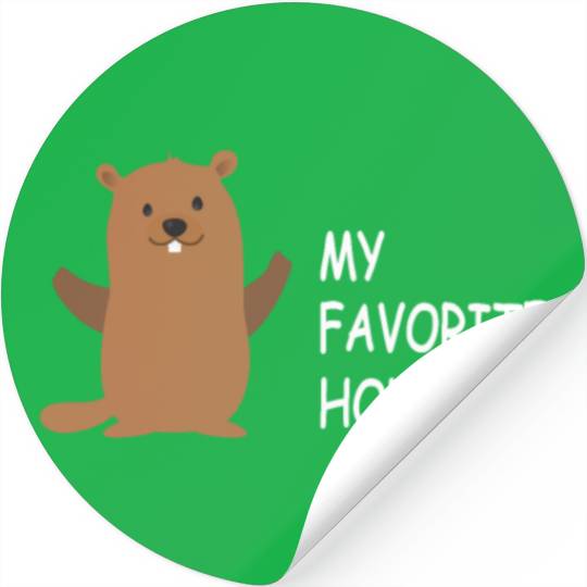 Groundhog Groundhog Day - My Favorite Holiday Stickers