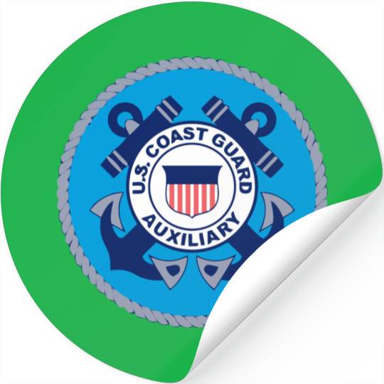 Us Coast Guard Auxiliary Homeland Security Patch Stickers