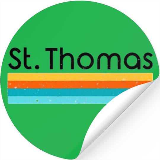 Vintage St Thomas Stickers