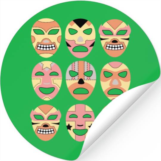 Wrestling Lucha Libre Luchador Mexican Wrestler Stickers