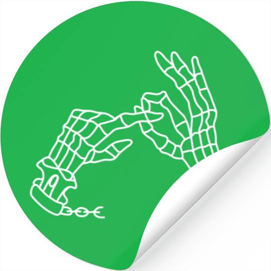 Skeleton Hands Funny Stickers