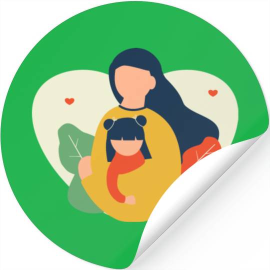 I Love You, Mama & Baby Stickers, Mommy and Me Stickers