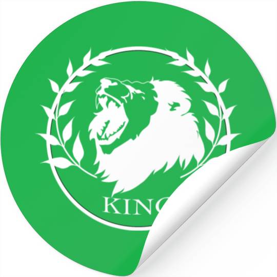 Matching Couple King Lion Male Stickers