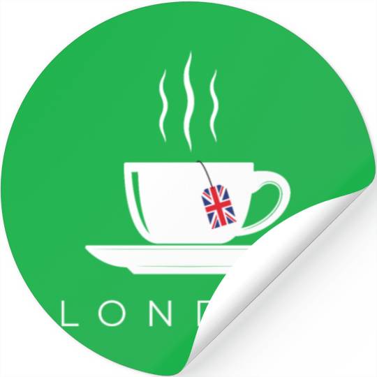 London English Tea England Union Jack British Gift Stickers
