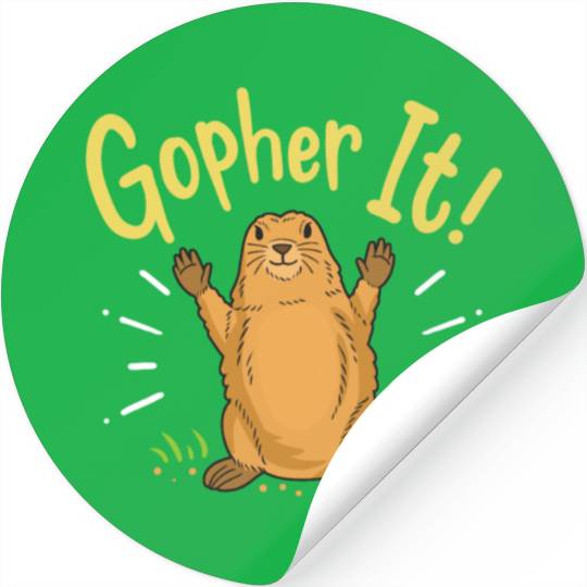 Gopher Inspirational Stickers