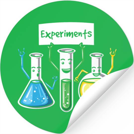 Experiments Chemistry Lover Stickers