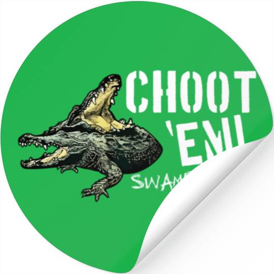 Swamp People Choot Em birthday christmas gift Stickers
