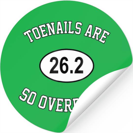 Funny Running T Marathon Stickers