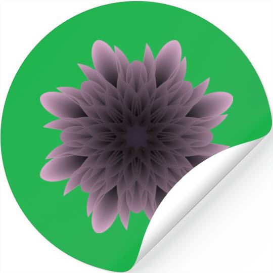 Psychedelic Flower Stickers