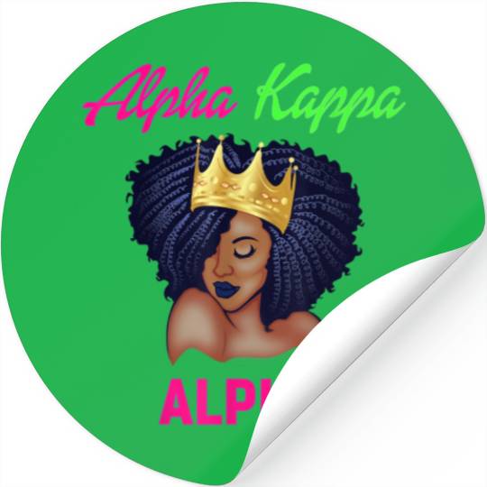 Alpha Kappa AKA Sorority Paraphernalia christmas p Stickers