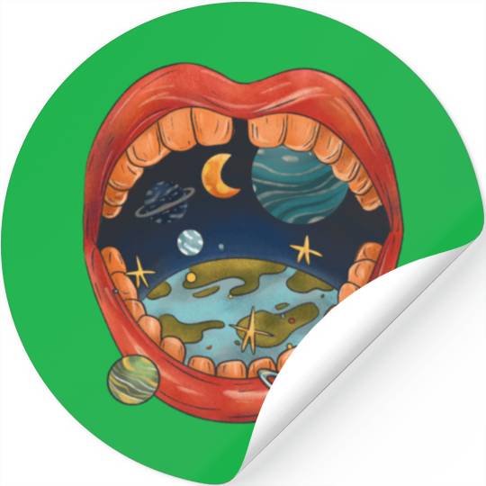 Space Zen Series Stickers