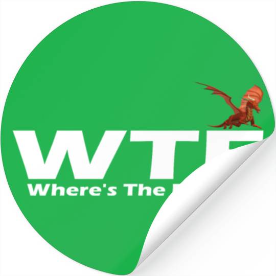 WTF Where's The Fireball Stickers