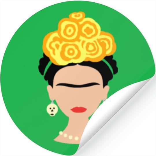 Viva Frida Kahlo Art Print Stickers